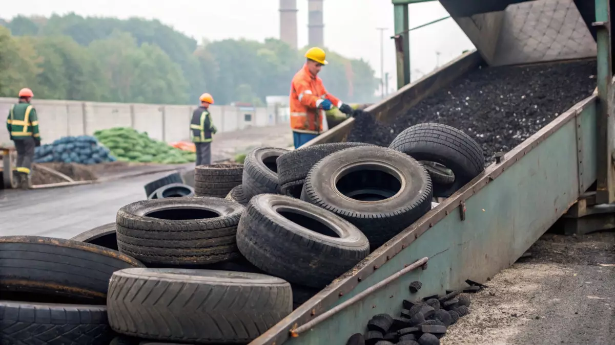 Дороги из мусора: старые шины и пластик превращают в суперпрочный асфальт