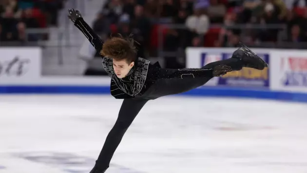 Лучший фигурист Казахстана выступил на рекордном Гран-при