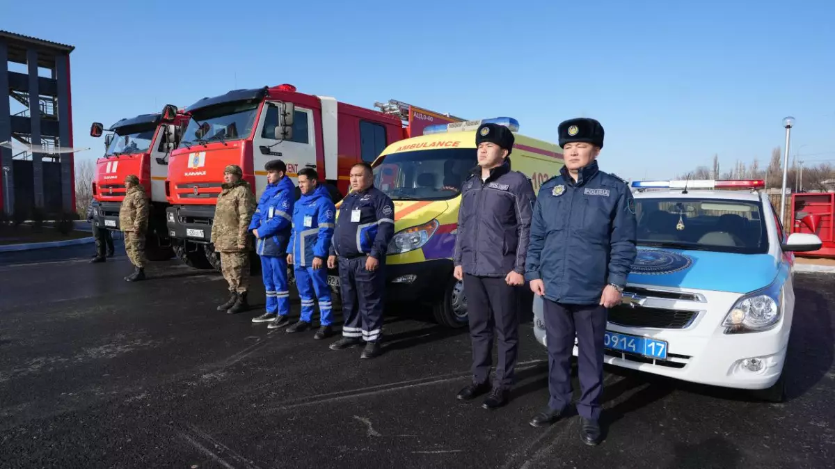 Өрт сөндіруші, дәрігер мен полиция: Қазақстанда алғашқы әмбебап кешен ашылды