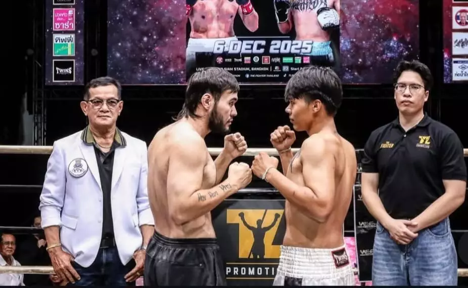 «Қазақ Титаны» бірінші раундта ауыр нокаутпен жеңіске жетті (ВИДЕО)