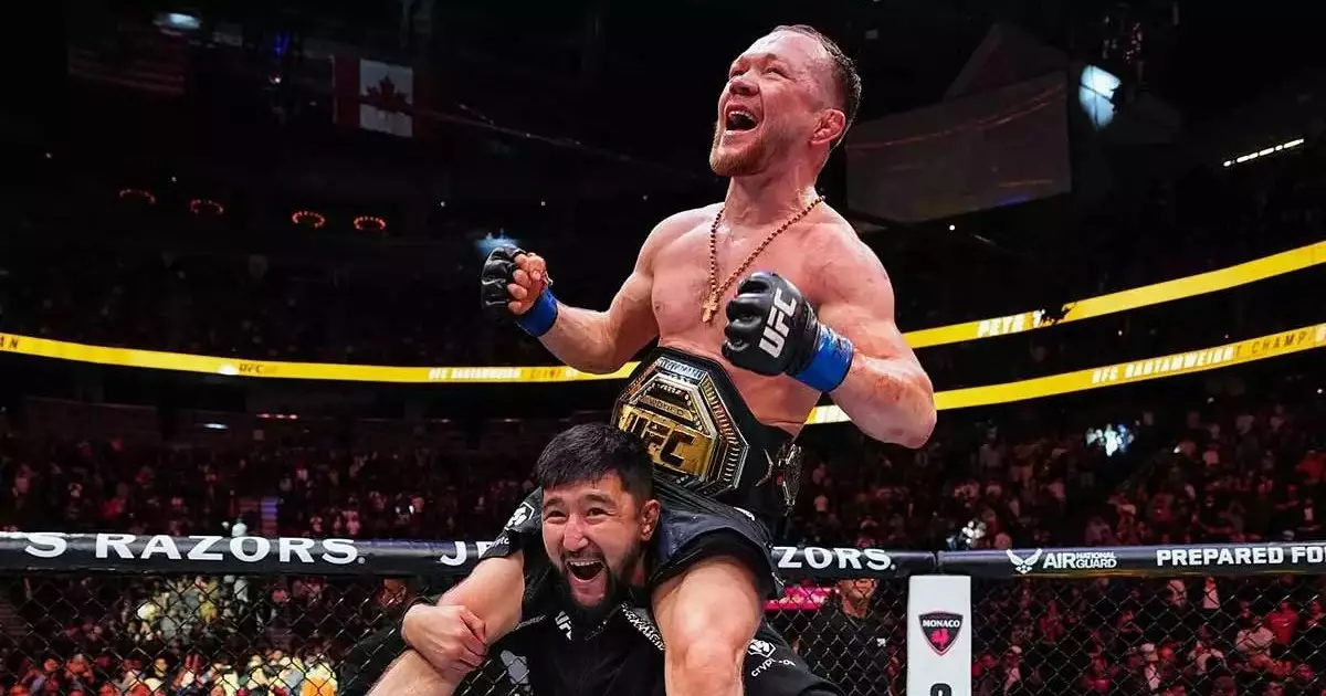  Казах из России Кайрат Нурмаганбетов привёл Петра Яна к титулу UFC 