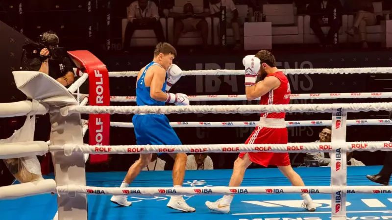 Абылайхан Жүсіпов әлем чемпионатында қарсыласын екі мәрте нокдаунға жіберді