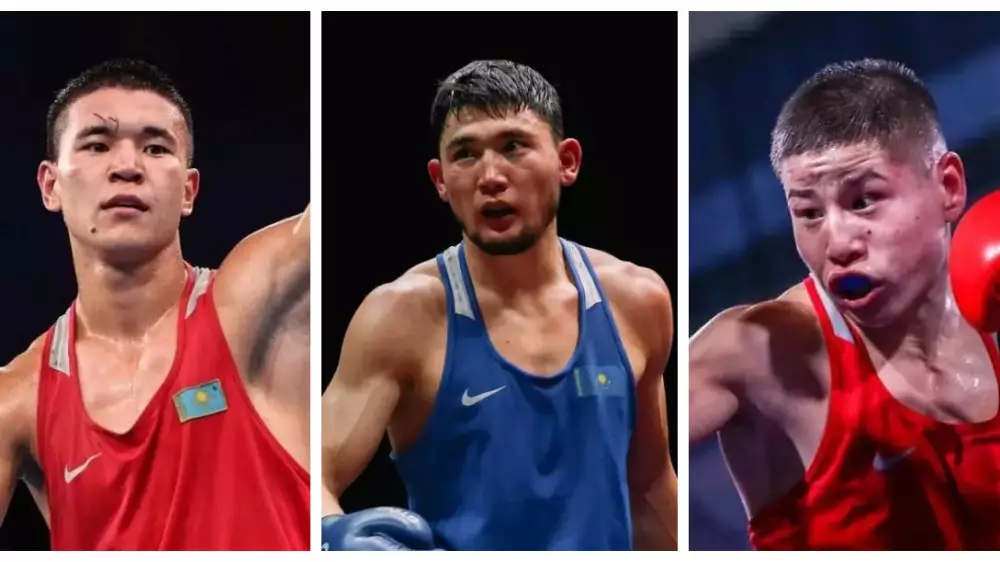 Три казахстанских боксера одержали первые победы на чемпионате мира в Дубае