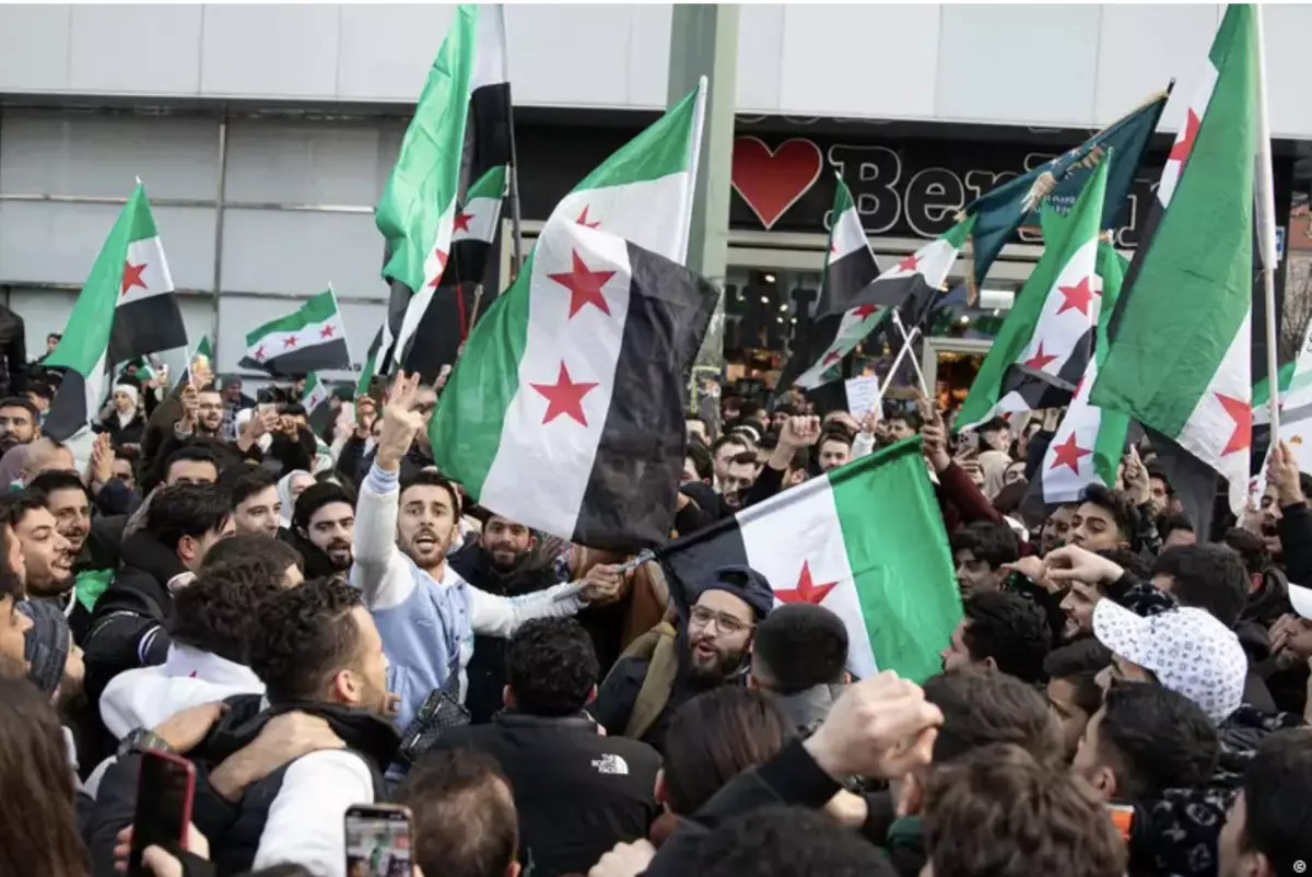 Сирийцы в Германии устроили гуляния к годовщине свержения Асада