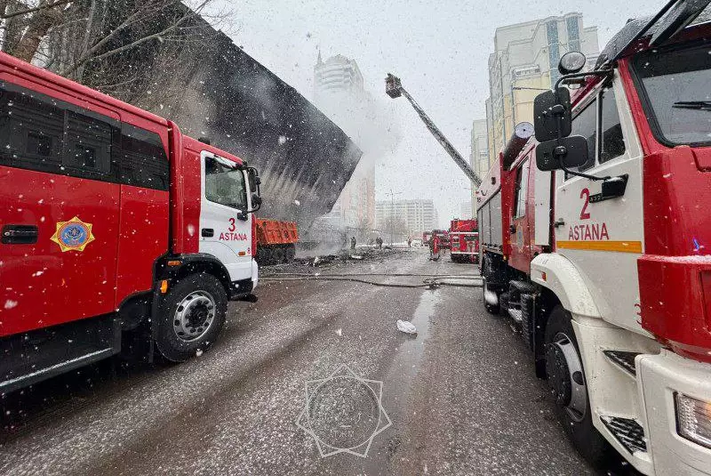 Здание кинотеатра Cinema City горело в Астане