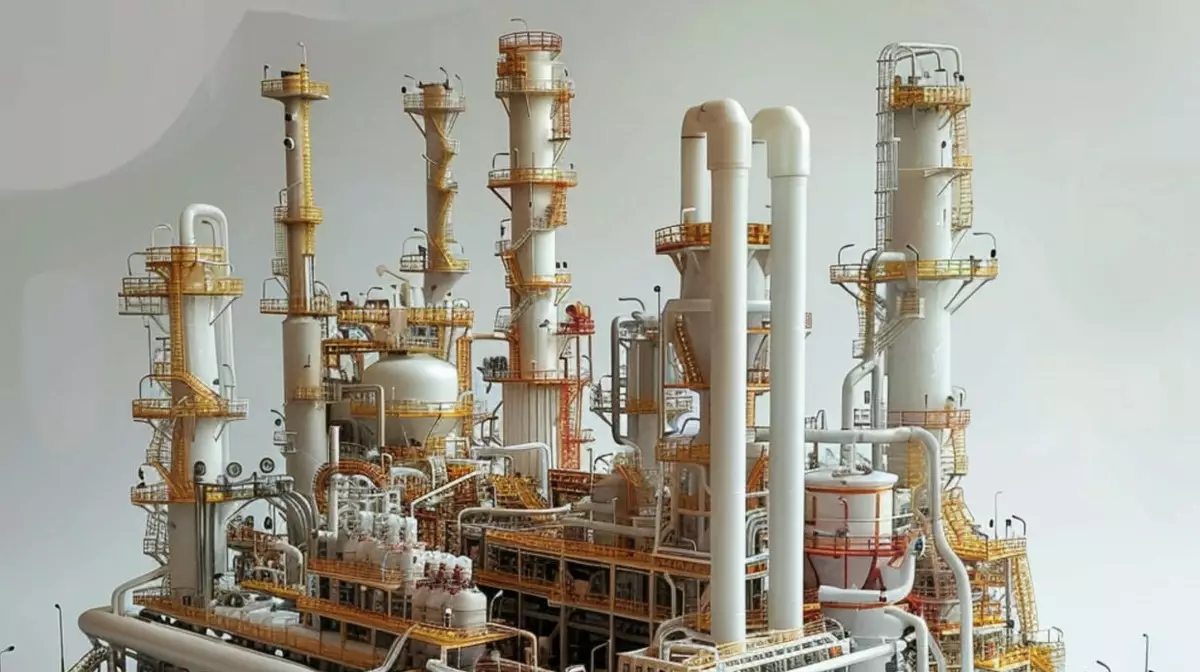 На Тенгизе показали, как будет выглядеть колонный парк нового газового комплекса