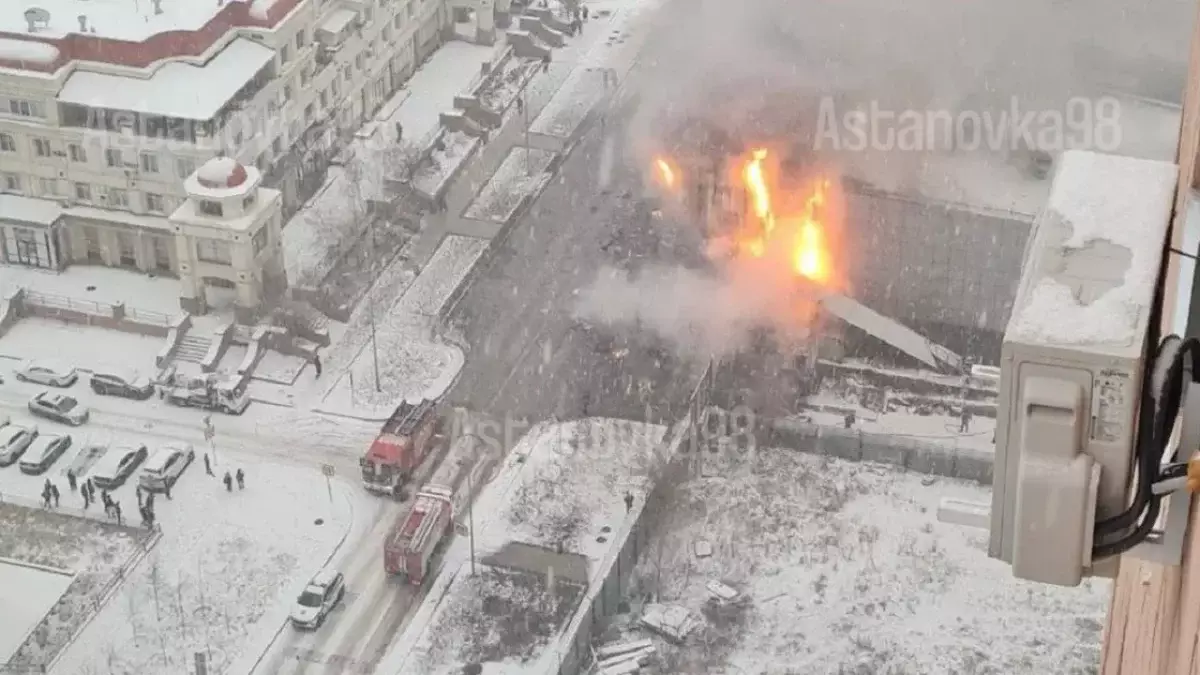 Кинотеатр Cinema City загорелся в Астане