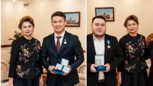 Иманбек Зейкенов пен Еркебұлан Тоқтар мемлекеттік наградамен марапатталды 