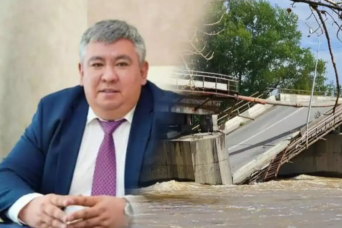 Өскемендегі көпір опырылғаннан кейін басқарма басшысы қызметтен босатылды