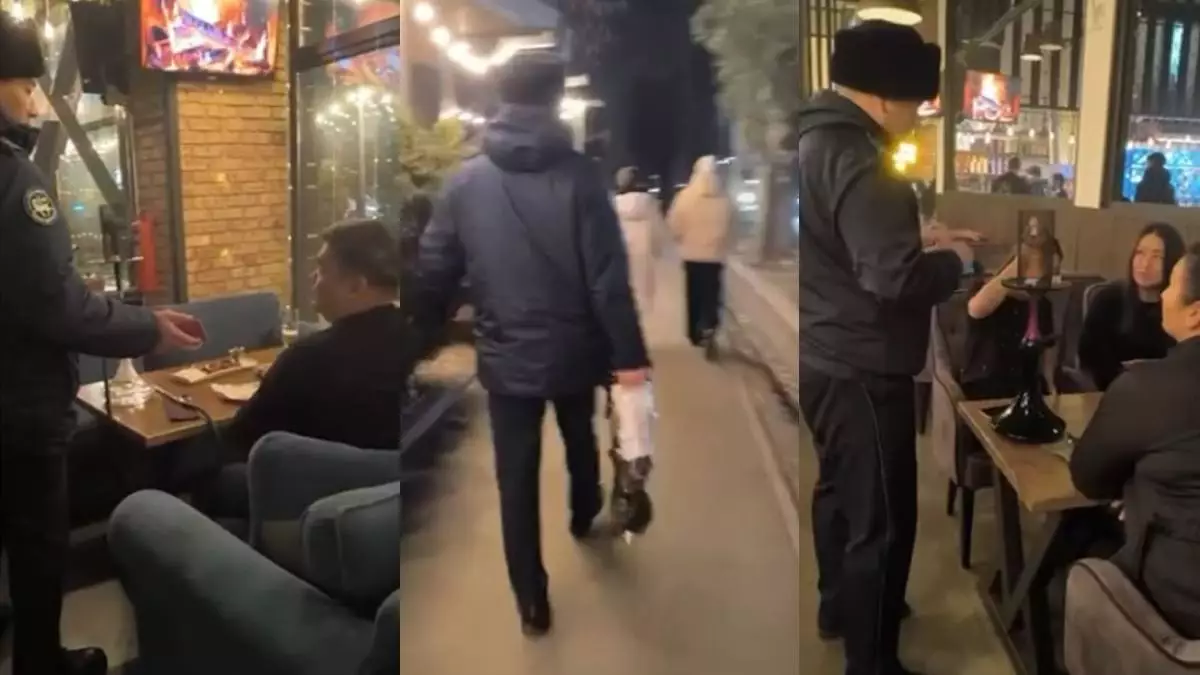 В Алматы изъяли свыше 50 кальянов в ходе рейда