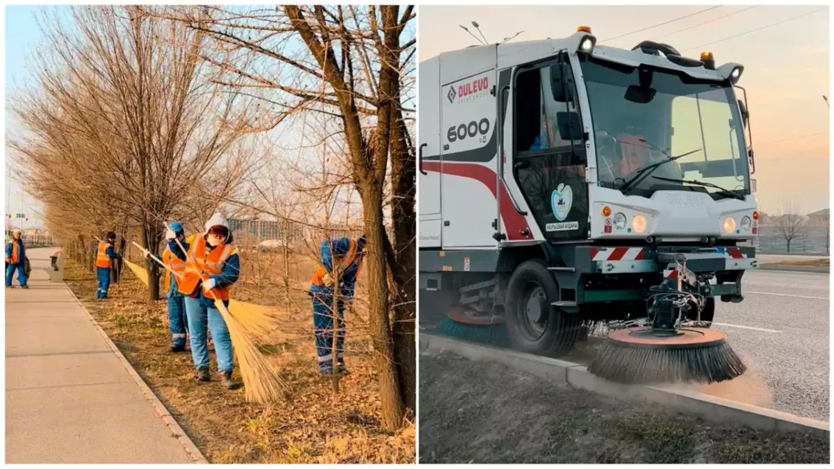 Алматыда жауын-шашынға байланысты арнайы техника кезекшілігі күшейтілді