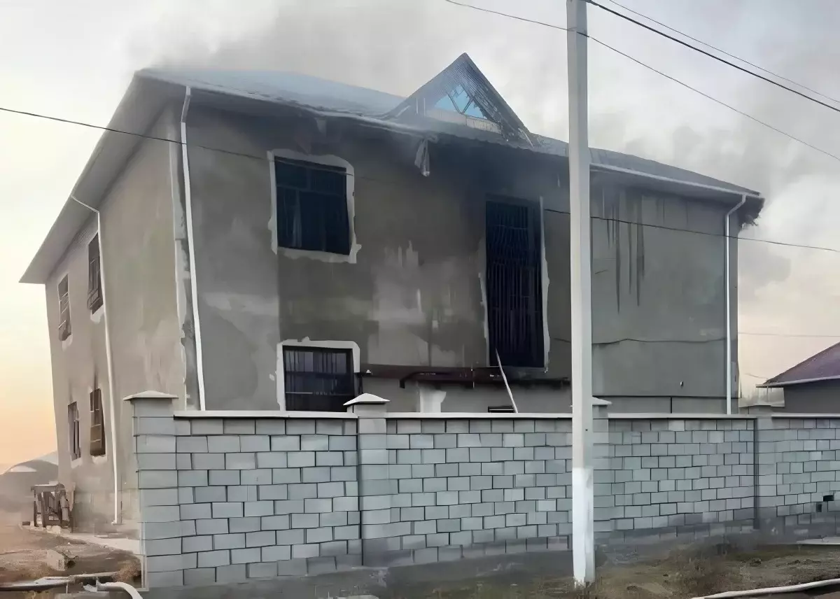 Пожар в Алгабасе, где погибли дети: супруги в стабильном состоянии, остальные выписаны