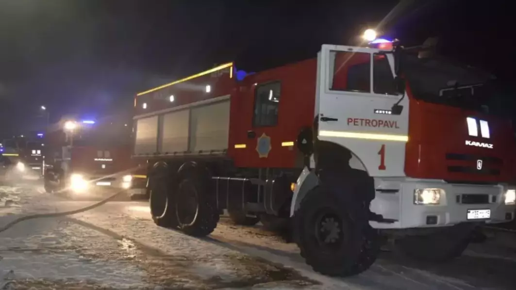 Солтүстік Қазақстанда екіқабатты қонақ үй өртенді