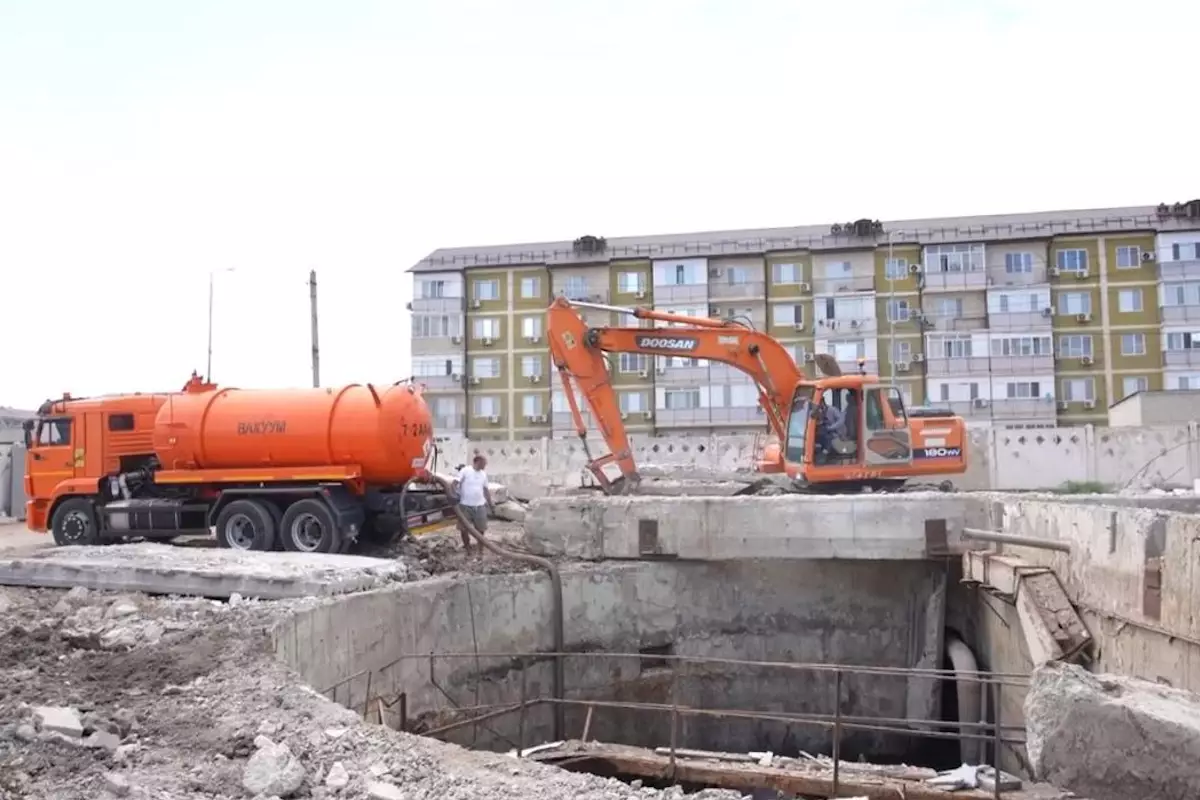 ​В Атырауской области обновляют изношенные канализационные сети