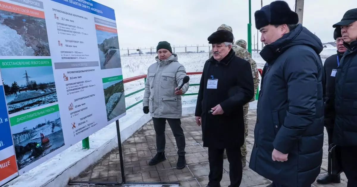  Олжас Бектенов Солтүстік Қазақстанның су тасқынына дайындығын тексерді 