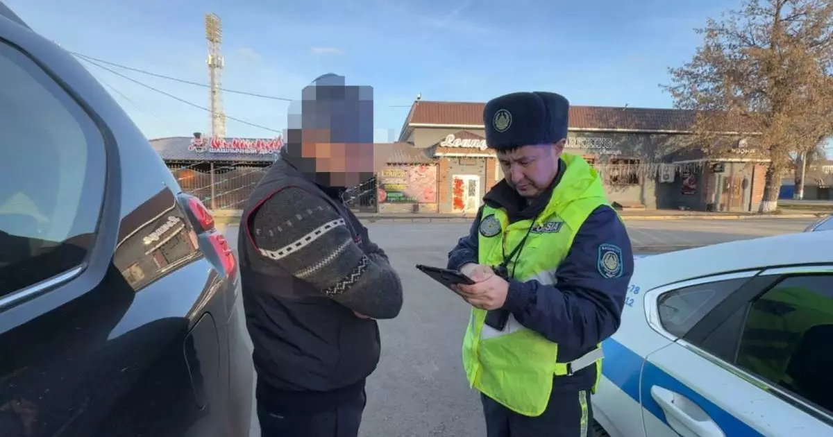  Оралда жол ережесін 44 рет бұзған жүргізуші ұсталды 