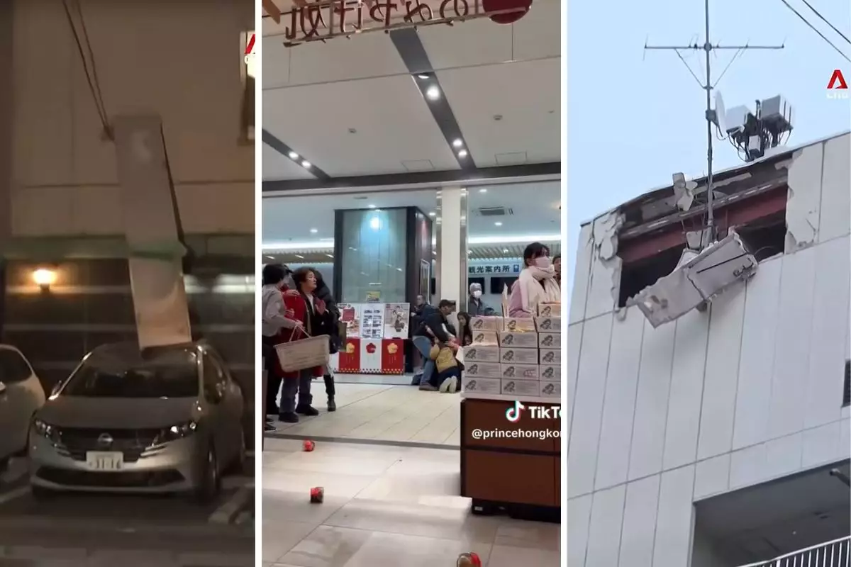 Жапониядағы жойқын жер сілкінісі: Желіде қорқынышты кадрлар тарады