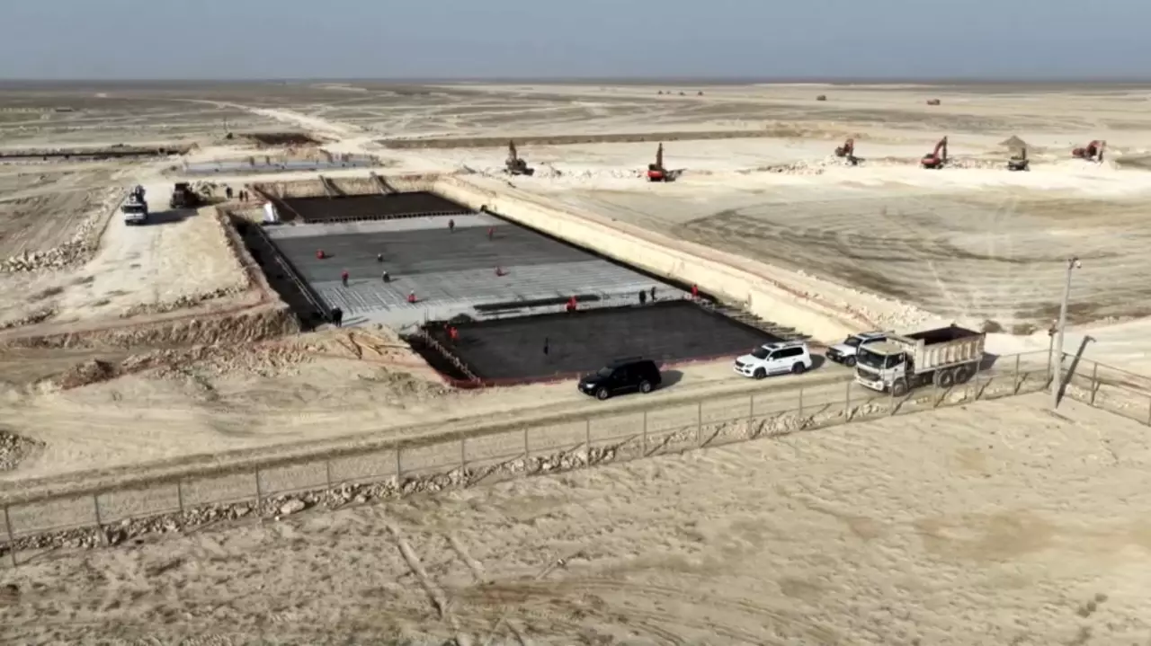 Кендірліде терминал құрылысы басталды