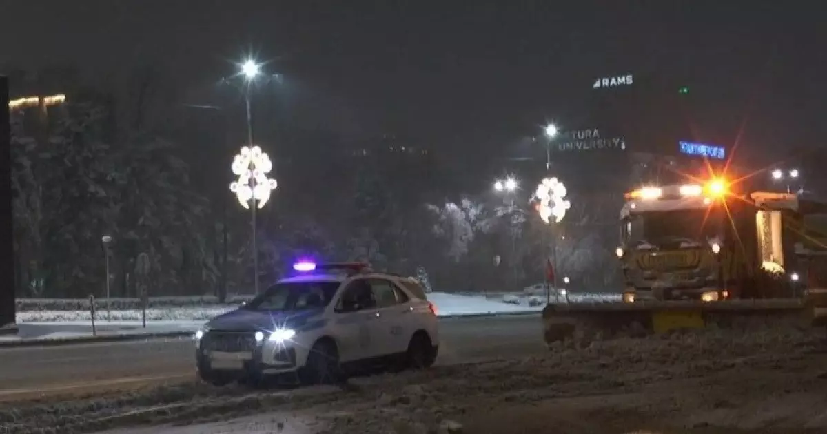  Көктайғақ, қалың қар: Алматыда бір түнде 58 жол-көлік оқиғасы болды 