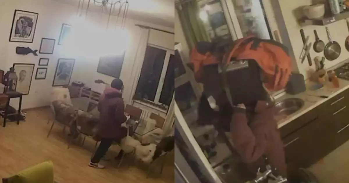  Вор пытался утащить сейф на троллейбусе в Алматы: ВИДЕО 