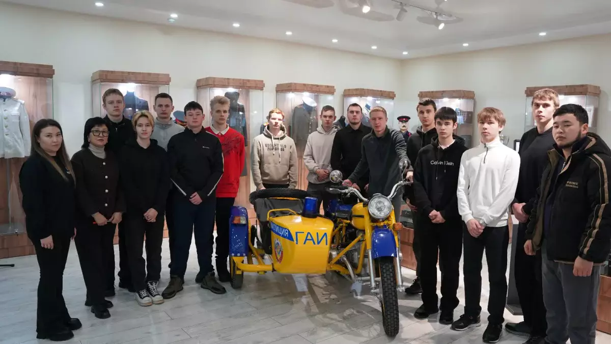 ШҚО-да полицей ерлігіне арналған «Ерлік сабағы» колледж студенттеріне таныстырылды