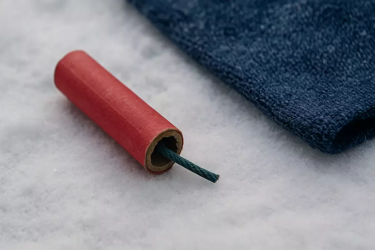 В Караганде дети бросили петарду в воротник упавшему мужчине