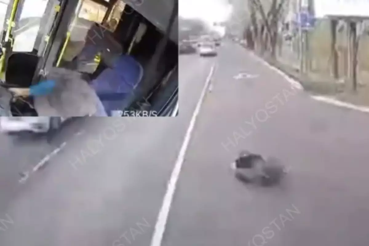 Водитель автобуса отвлекся на телефон и сбил девушку в Алматы: арест и уголовное дело