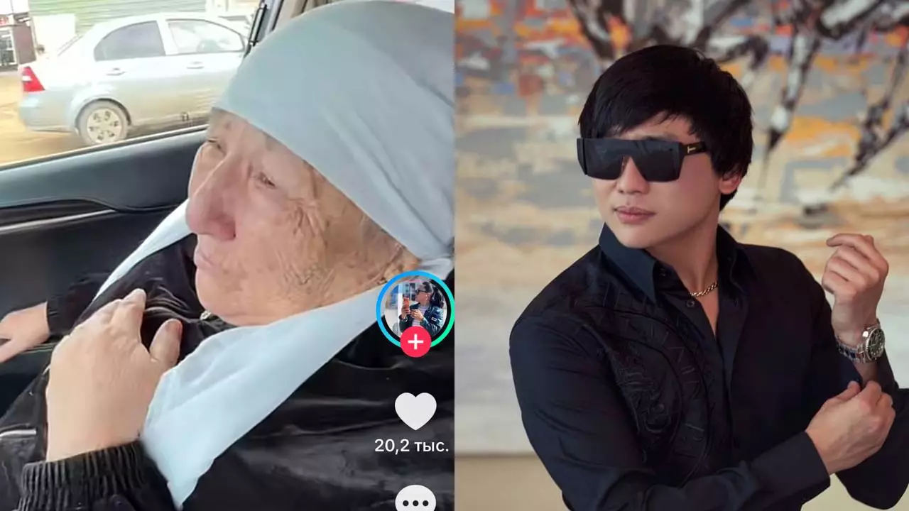 "Менің жүрегімде": Қарт әже Қайрат Нұртастың кесірінен жылап қалды (ВИДЕО)