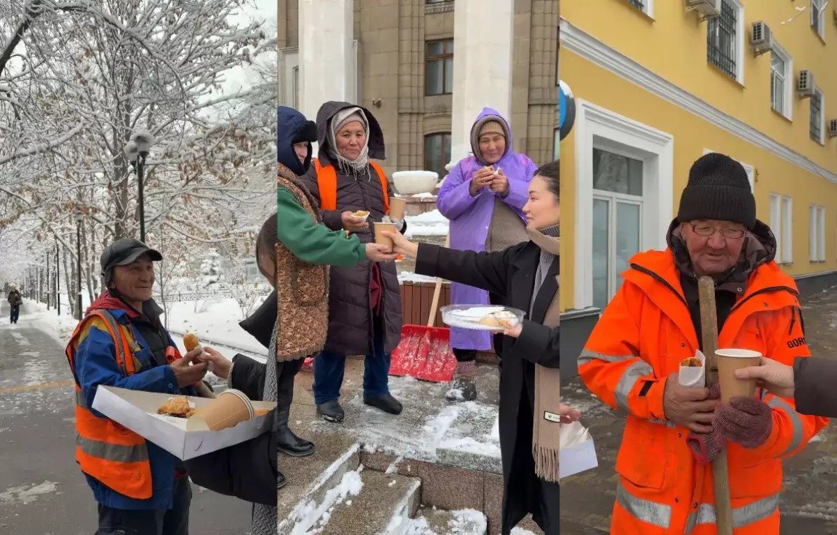Центр общественного развития поддержал коммунальщиков Алматы во время снежной непогоды