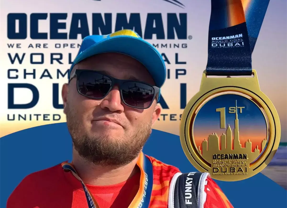 Пловец из Мангистау проплыл 10 км одной рукой и стал чемпионом мира - новости на Lada.kz 10.12.2025