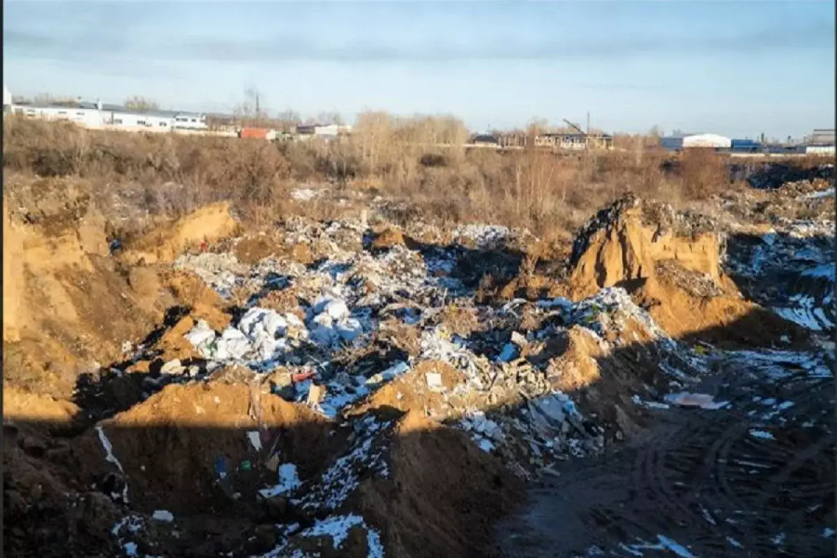 Жаңа адамдар обнаружили несанкционированную свалку в Павлодаре