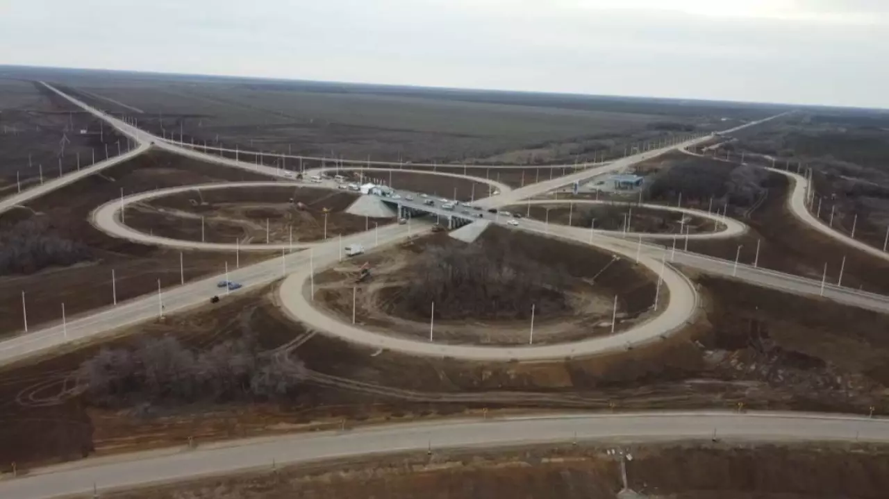 Новую транспортную развязку запустили в ЗКО