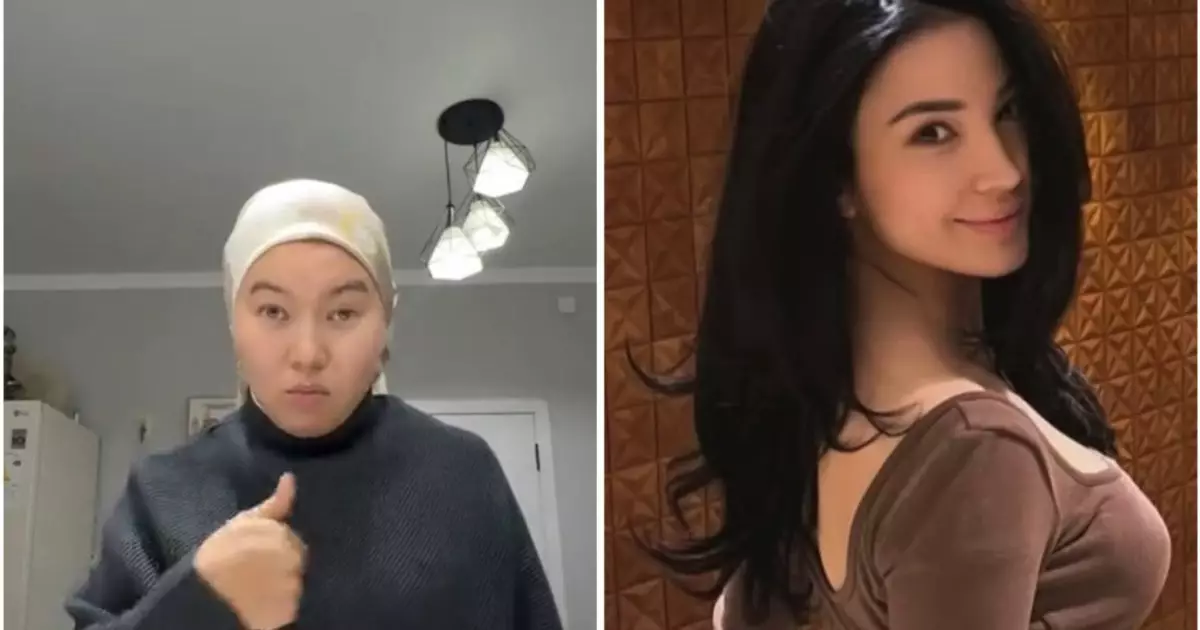  Күйеуін қызғанған орамалдағы әйел Сабина Мовлаеваға үндеу жасады 