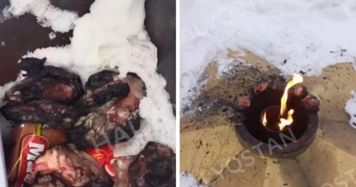  Мәңгілік алауға ет қуырған адам ұсталды 