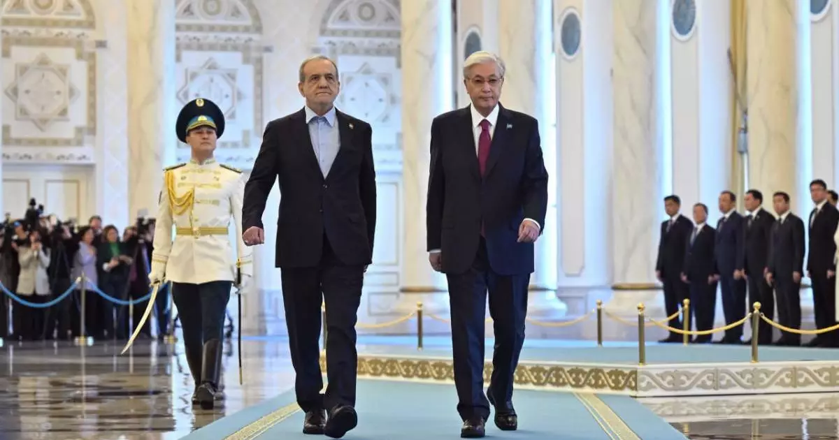  Ақордаға Иран Президенті келді 