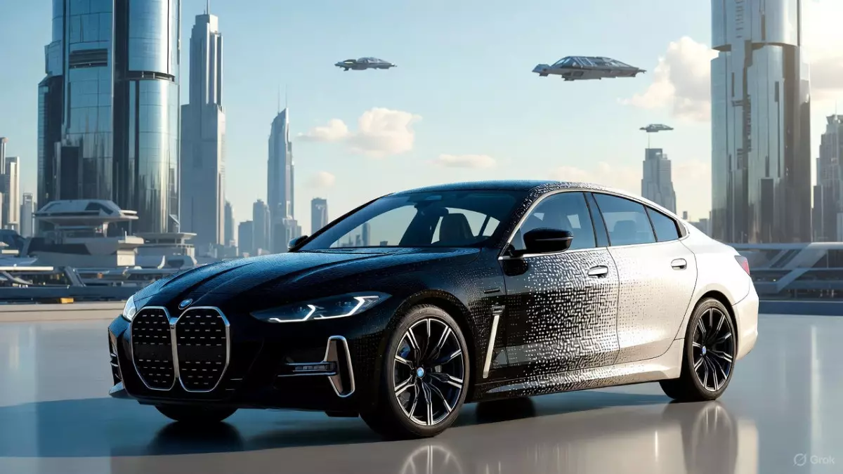 BMW научился делать машины, меняющие цвет