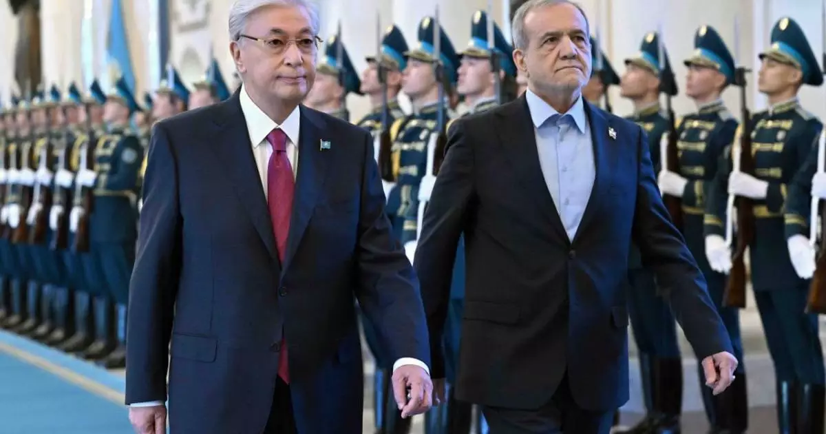  Астанаға Иран президенті Масуд Пезешкиан іс-сапармен келді 