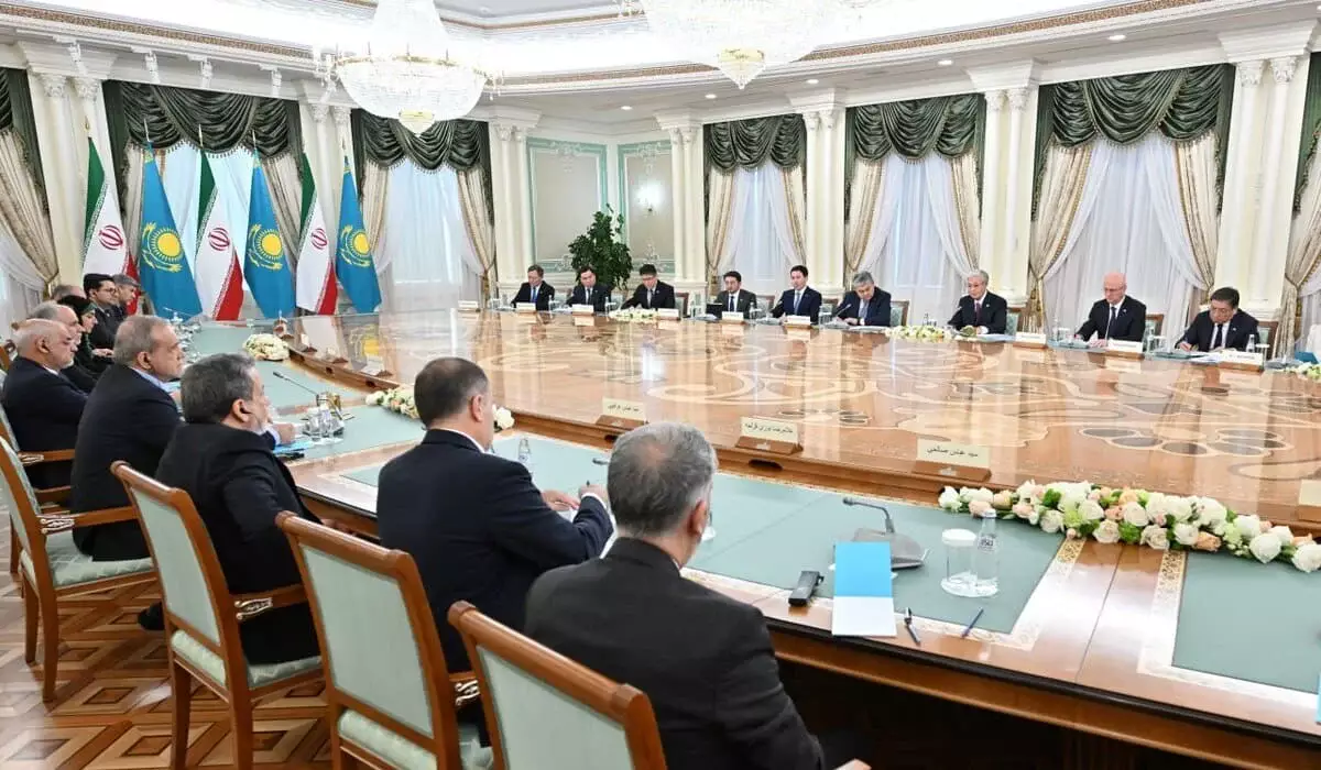 В Акорде прошли переговоры президентов Казахстана и Ирана: о чем говорили Токаев и Пезешкиан