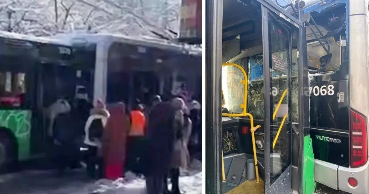  Алматыда автобус троллейбусқа соғып, адамдар зардап шекті 