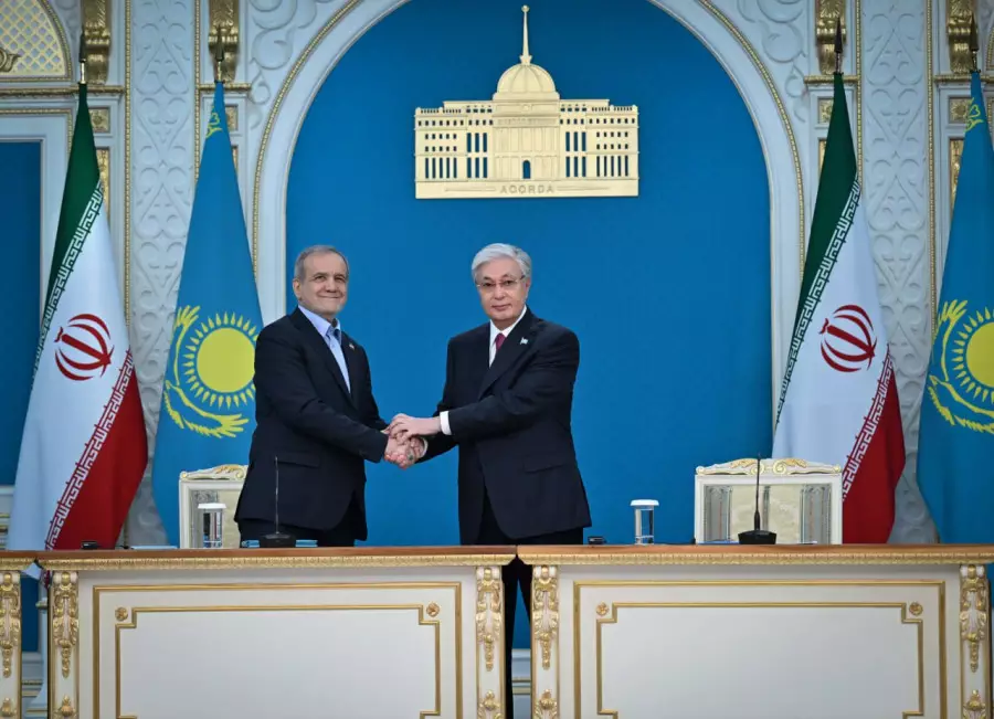 Қазақстан мен Иран маңызды құжаттарға қол қойды