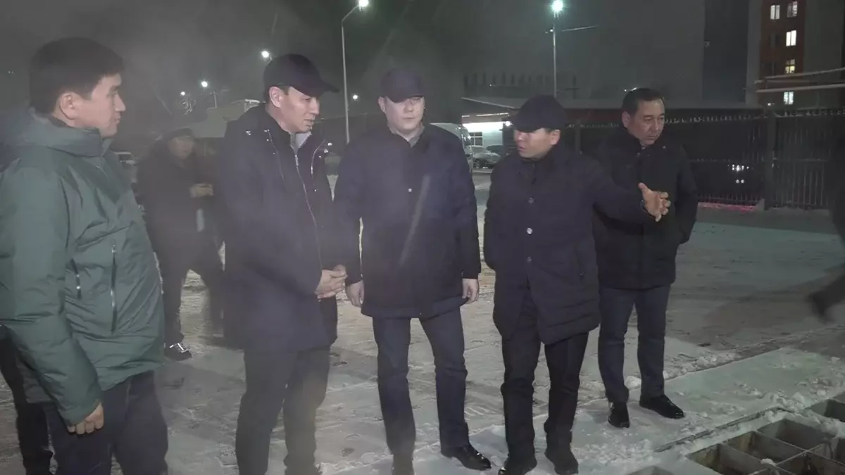 Снегоплавильная станция: аким Алматы посетил объект в Ауэзовском районе