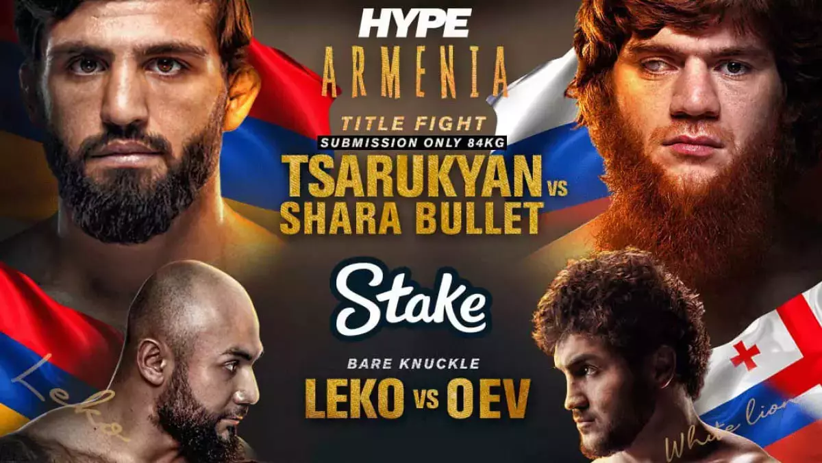 Арман Царукян Шара Буллетпен жекпе-жек өткізеді