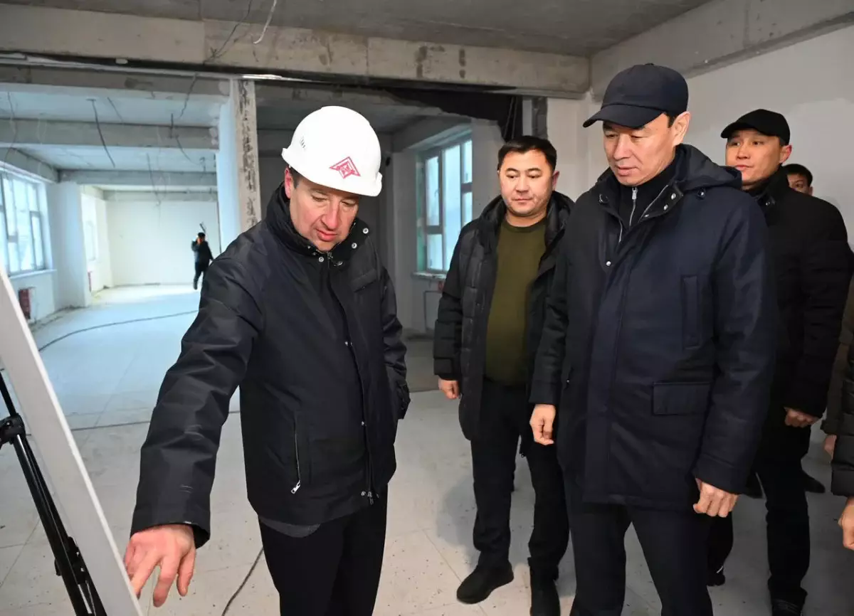 Алматы әкімі әлеуметтік нысандардың құрылысын тексерді