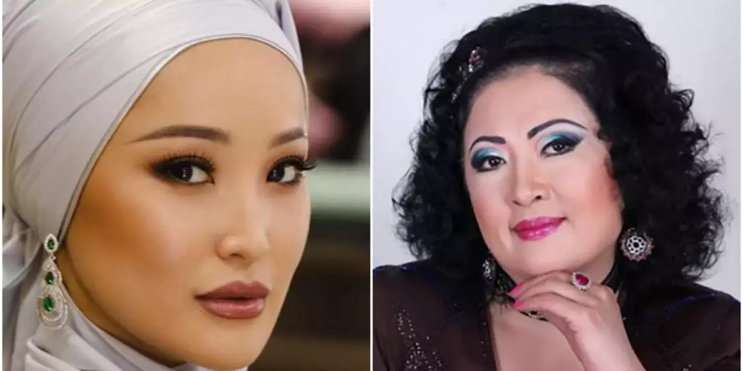 «Өзің сияқты арық қылып түсір»: Мақпал Жүнісова Мөлдір Әуелбекованы камера алдында «қызғанды»