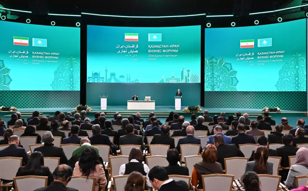 Токаев и Пезешкиан приняли участие в казахско-иранском бизнес-форуме