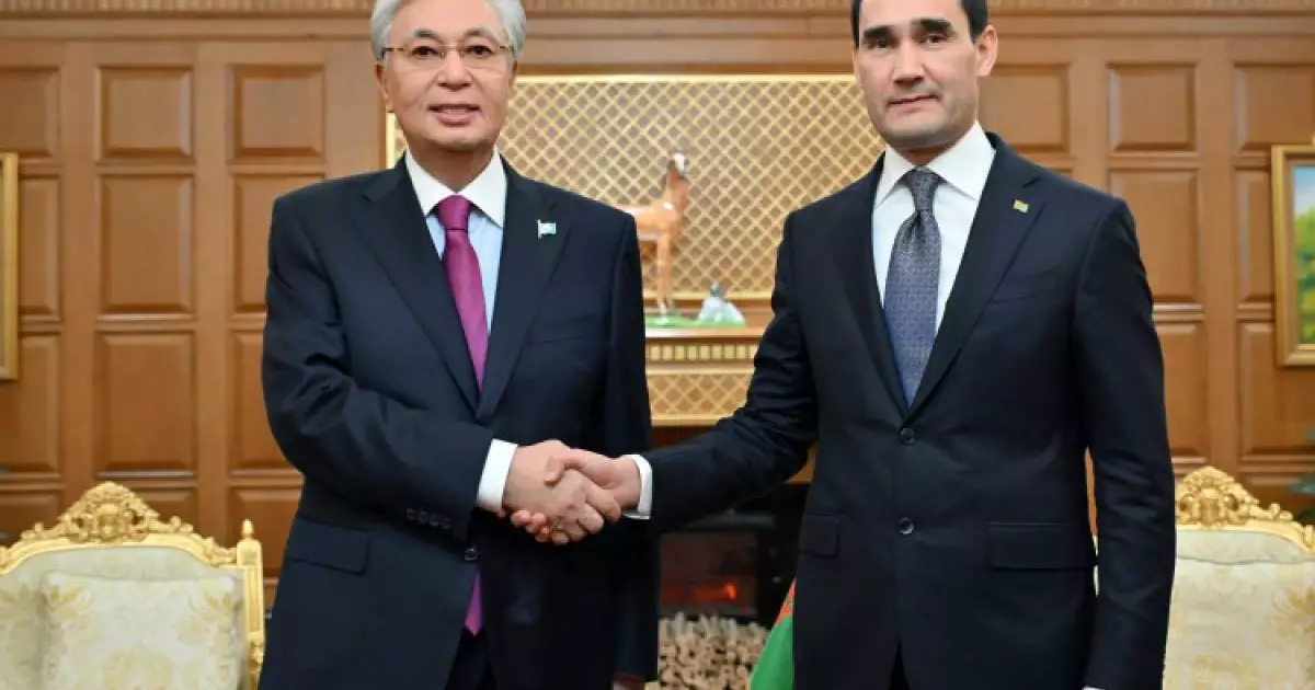  Мемлекет басшысы Түрікменстан Президентімен кездесу өткізді 