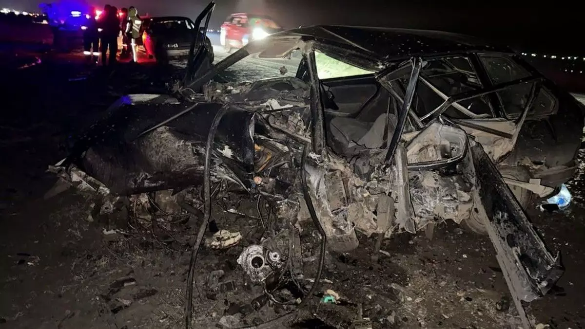 В ДТП на трассе в Курмангазинском районе погиб водитель