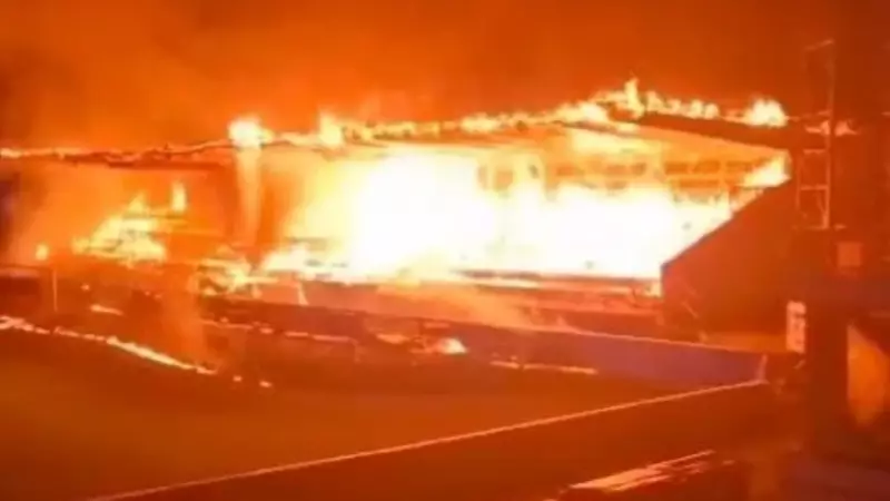 Фин жанкүйерлері клубы Жоғары лигаға өте алмағаннан кейін стадионда өрт қойды