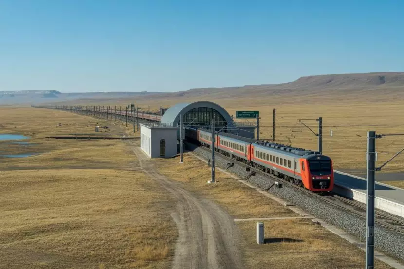 Железнодорожный узел Достык в Казахстане способствует росту туризма в Центральной Азии.