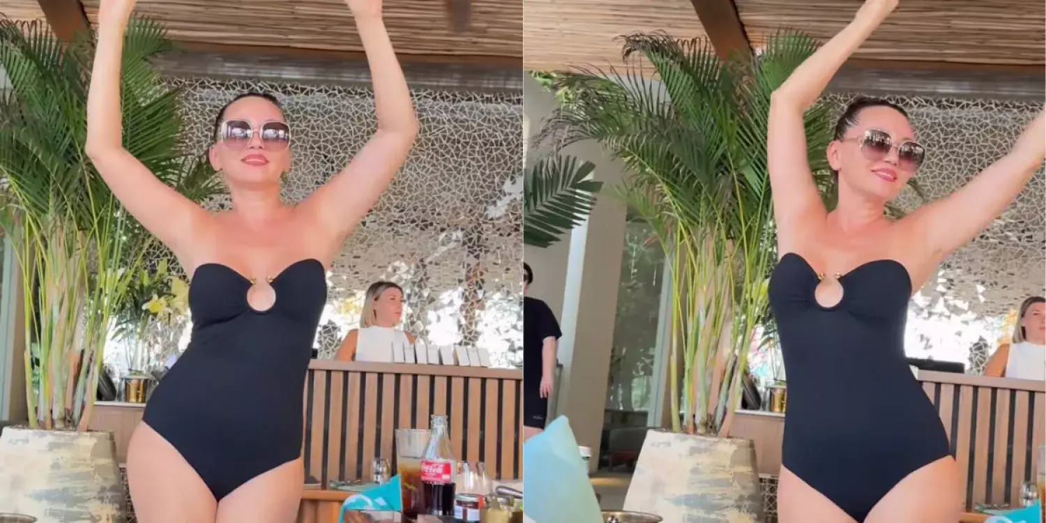 «Құдай-ау, неткен сұлулық!» Баян Алагөзова купальникте мінсіз мүсінін көрсетті